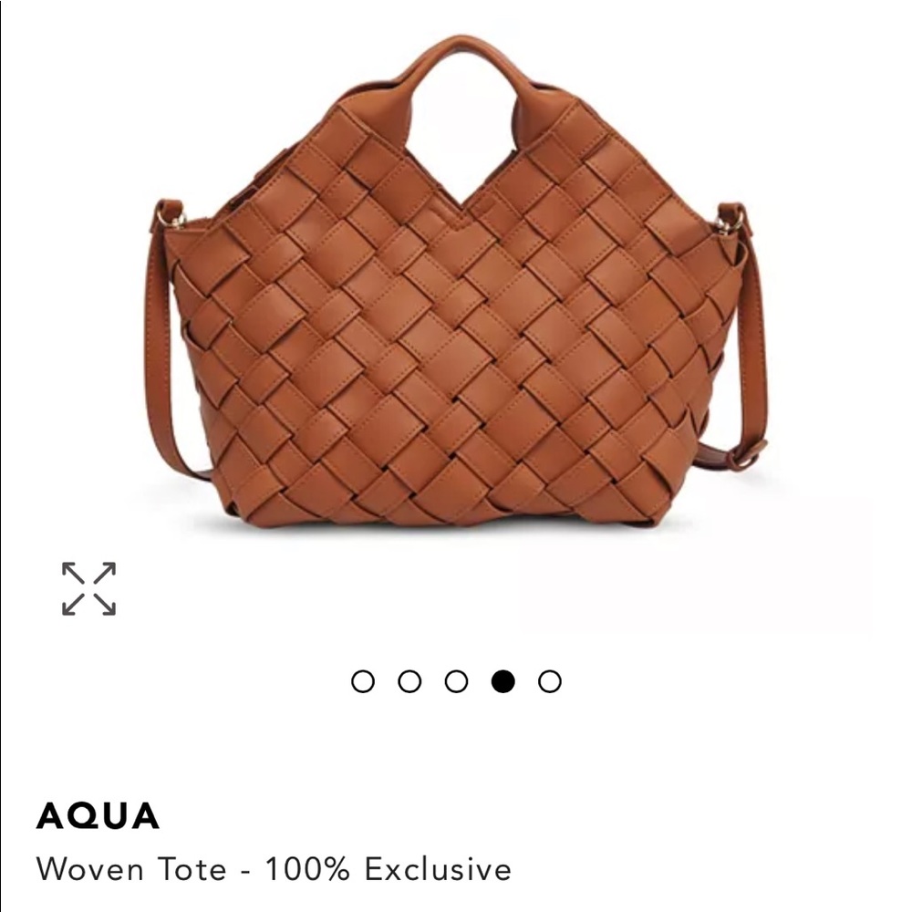 Aqua Woven Tote